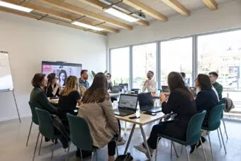 Réunion d'équipe de l'Agence déclic - Cabinet de conseil RSE