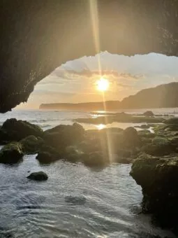 Coucher de soleil sur la mer - Grégoire Commecy