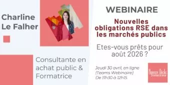 Visuel Webinaire critères RSE & marché public